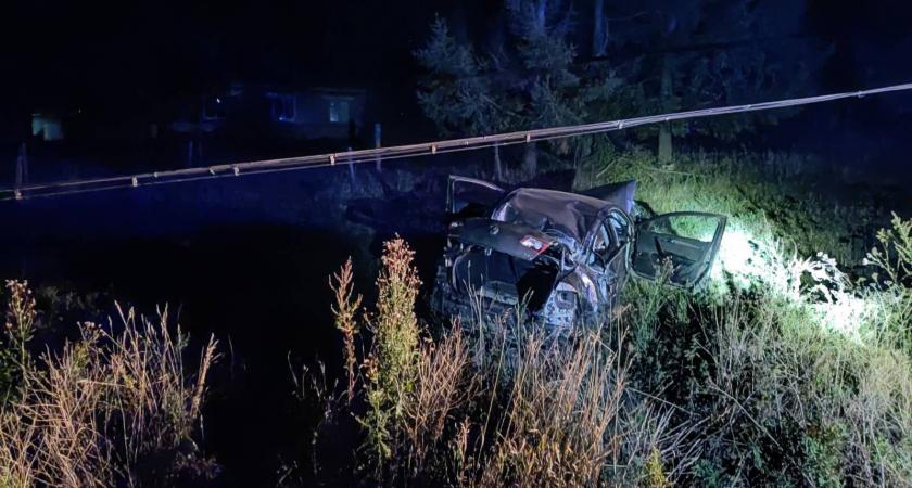 В Нижегородской области пьяный водитель без прав попал в ДТП: пассажир погиб