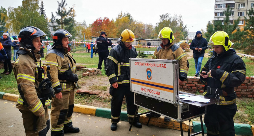 Фоторепортаж с места взрыва газа в Автозаводском районе Нижнего Новгорода