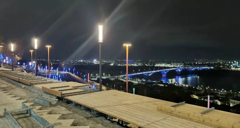 Фото к статье: 300 огней зажглись на Федоровского в Нижнем Новгороде 