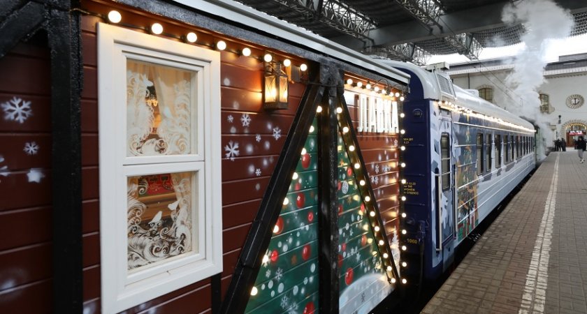 Сказочный поезд Деда Мороза приедет в Нижний Новгород