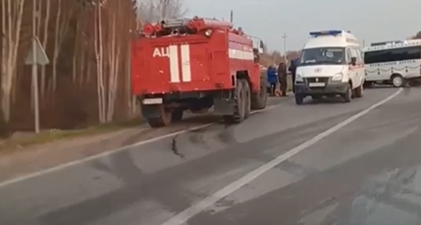 Автомобиль ритуальной службы угодил в ДТП в Нижегородской области