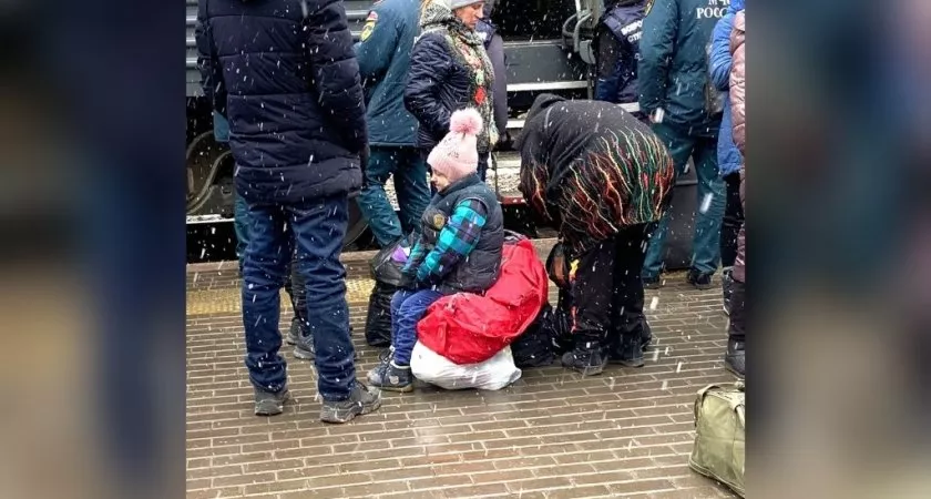 Фото к статье: Семерых беженцев, прибывших в субботу в Нижний Новгород, госпитализировали