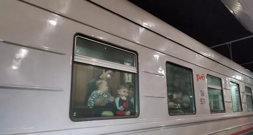 Фото к статье: Третий поезд с беженцами прибудет в Нижний Новгород