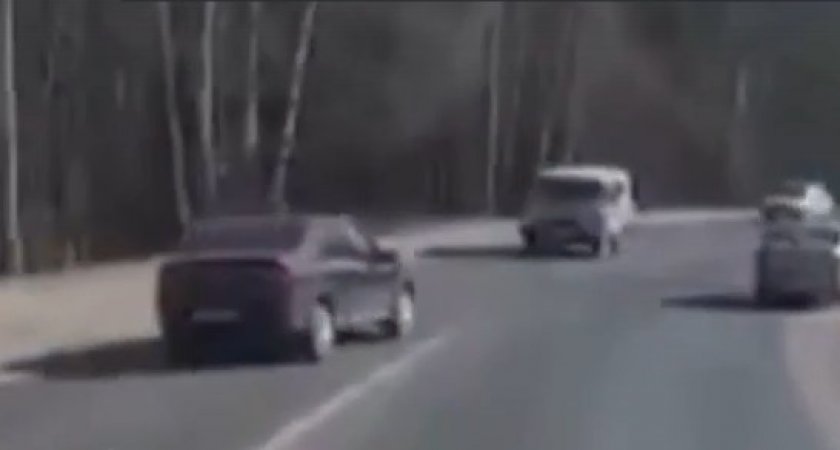 Водитель фуры обезвредил нарушителя ПДД на нижегородской трассе