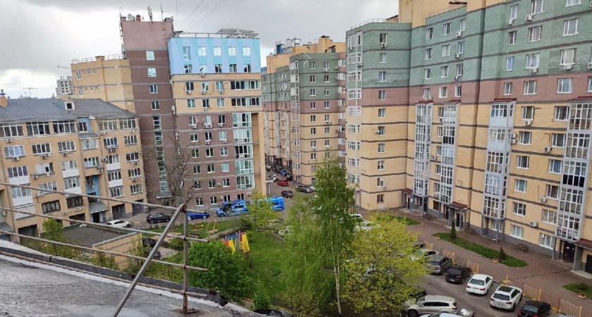 Нижний Новгород накрыло сильным градом