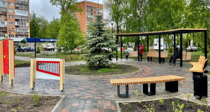 В Сормовском районе благоустроили сквер “Ракета”