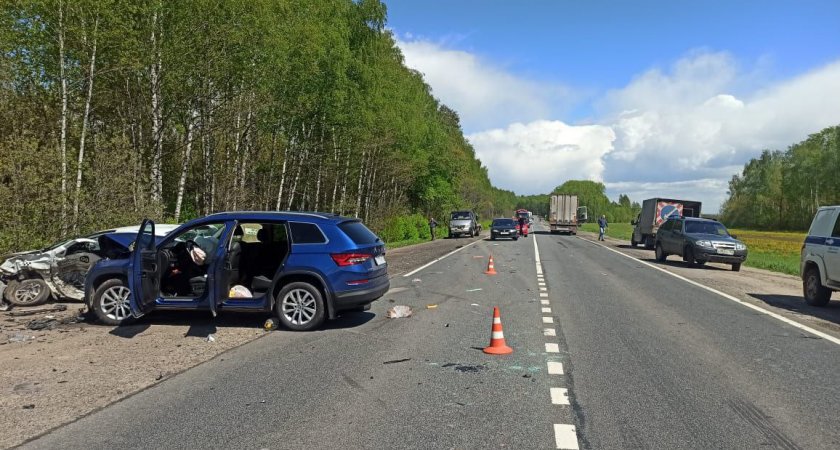 Два человека погибли в массовой аварии в Лысковском районе