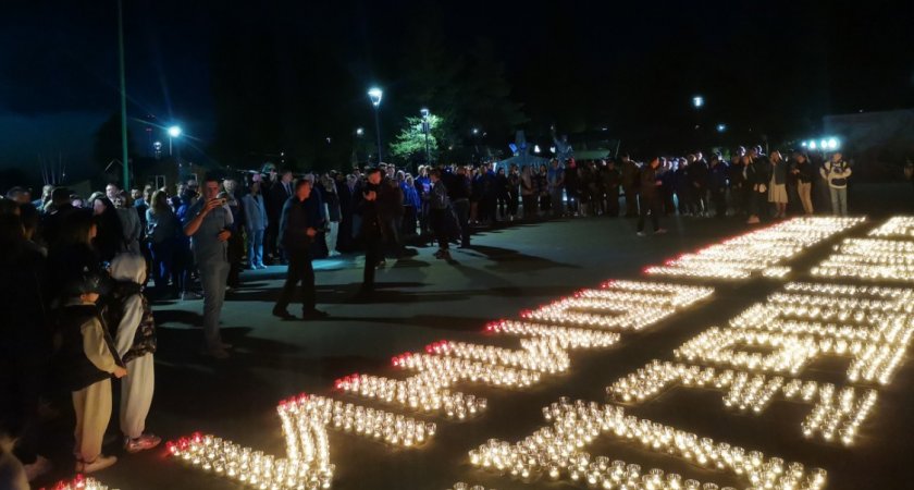 12 тысяч свечей зажгли нижегородцы в память о погибших в Великой Отечественной войне   