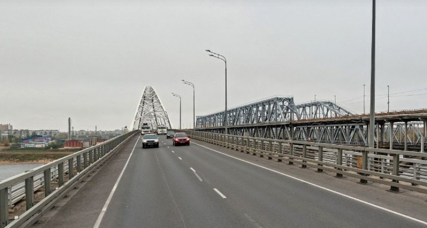 Борский мост частично признали опасным для автомобилистов