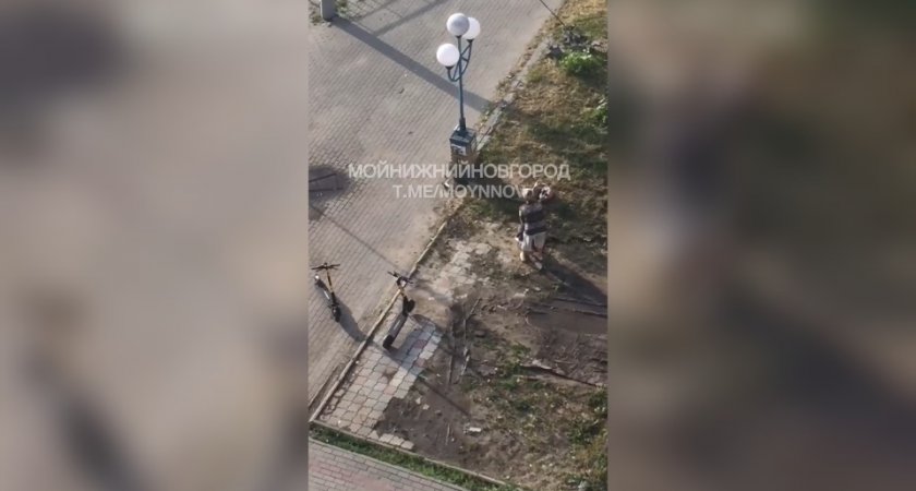 Пенсионерка на Автозаводе украла плитку прямо с тротуара