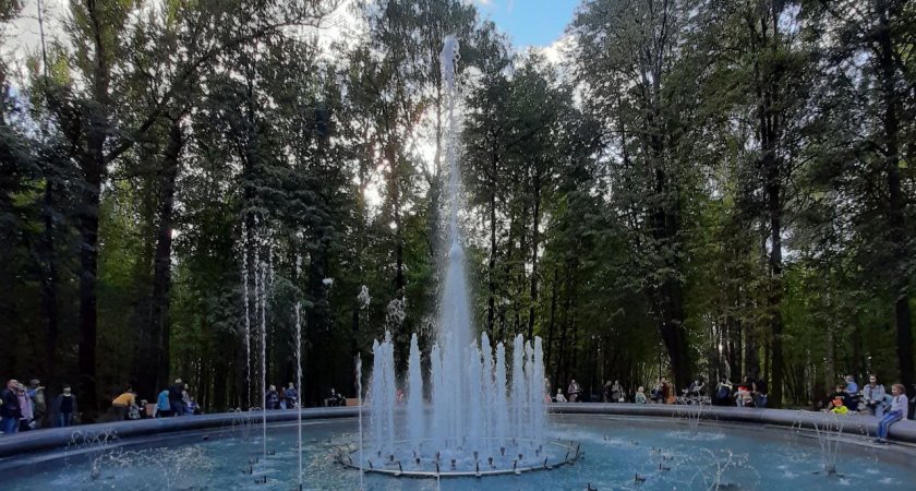 В день ВДВ в нижегородском парке "Швейцария" отключили фонтаны