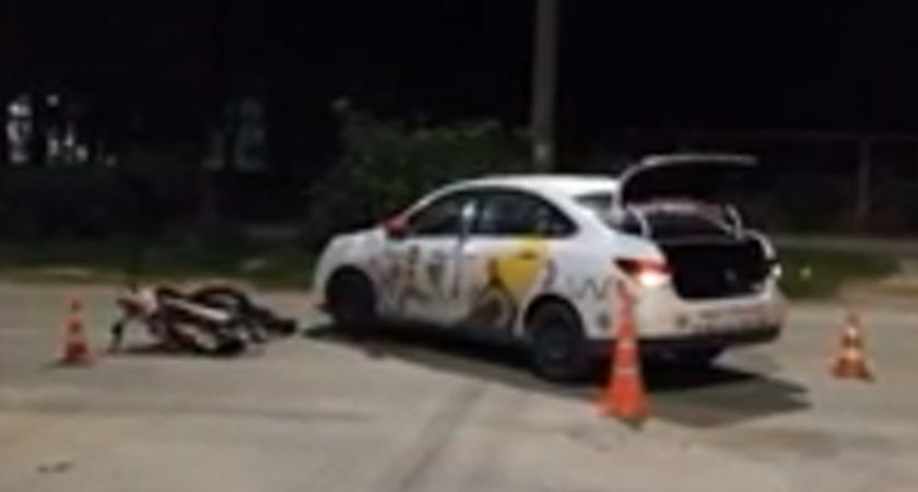 В Дзержинске произошло ДТП с участием иномарки и мотоцикла