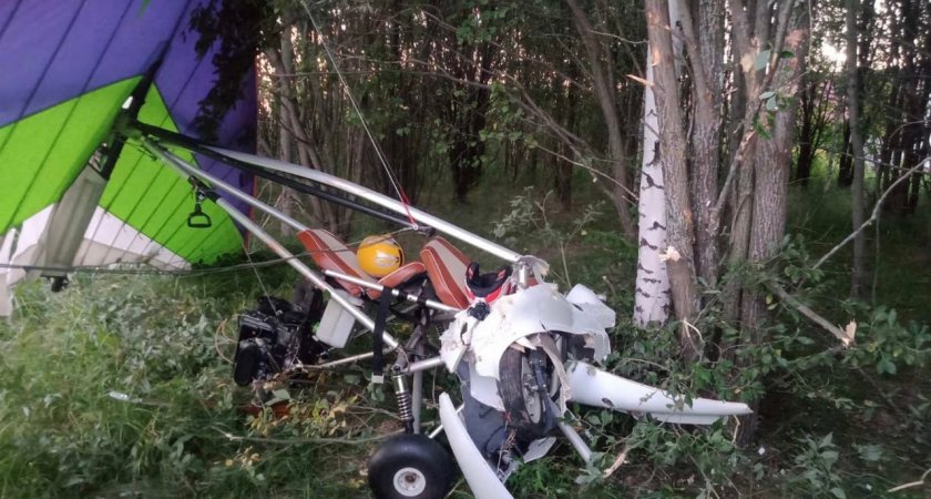 В аварии с мотодельтапланом в Кстовском районе пострадали два человека
