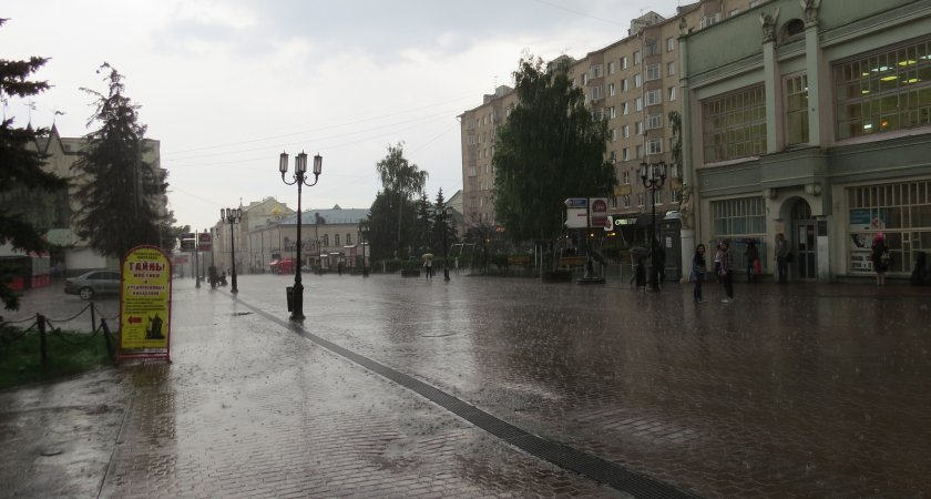 Ливни ждут нижегородцев в среду