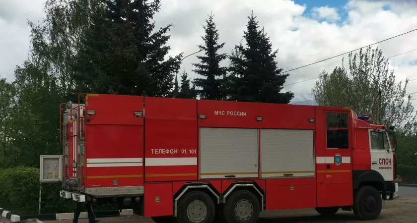 Фото к статье: В Богородском районе в пожаре погиб человек