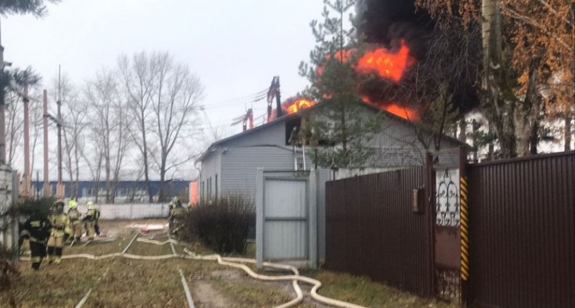 В Нижнем Новгороде произошел пожар на электроподстанции