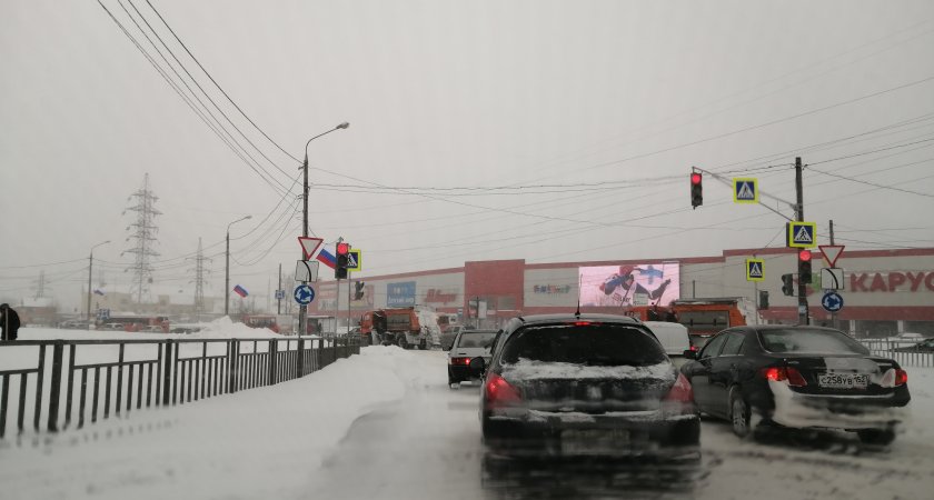 Нижний Новгород сковали десятибалльные пробки