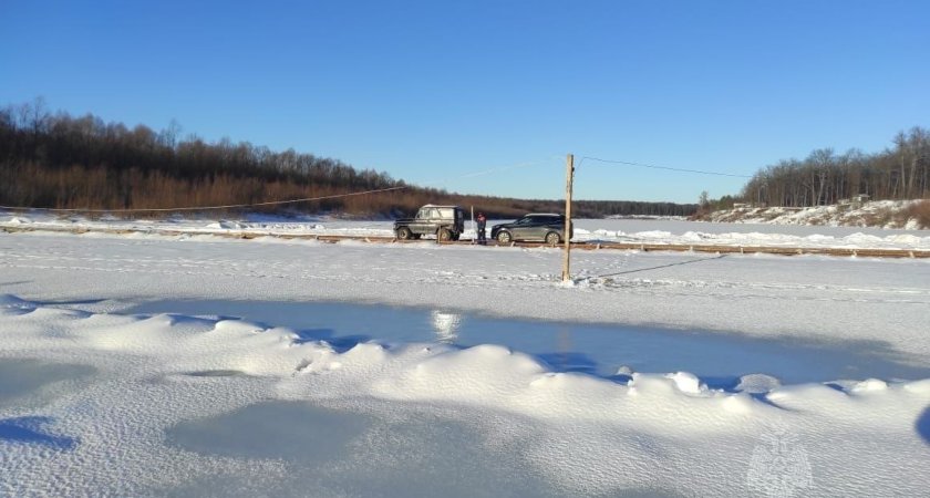 В Пильнинском районе открыли платную ледовую переправу через реку