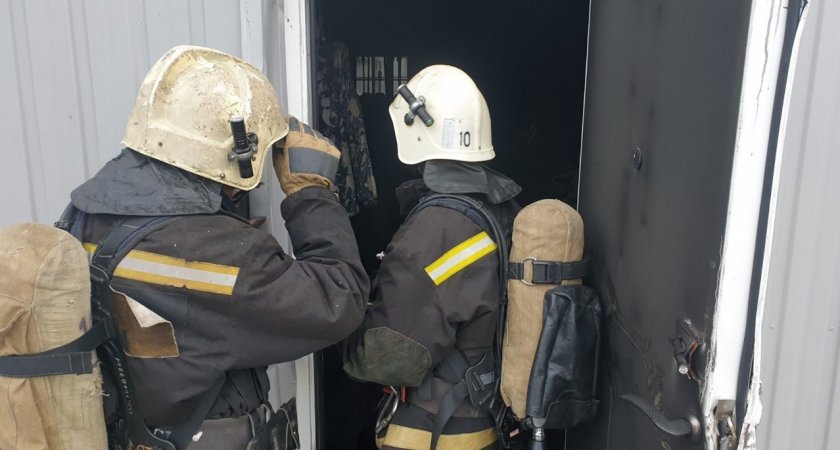 В Нижегородской области случился пожар, в котором сгорел человек