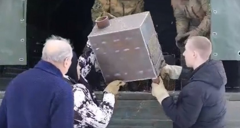 Бойцам СВО из Нижегородской области отправили новую партию печек-буржуек