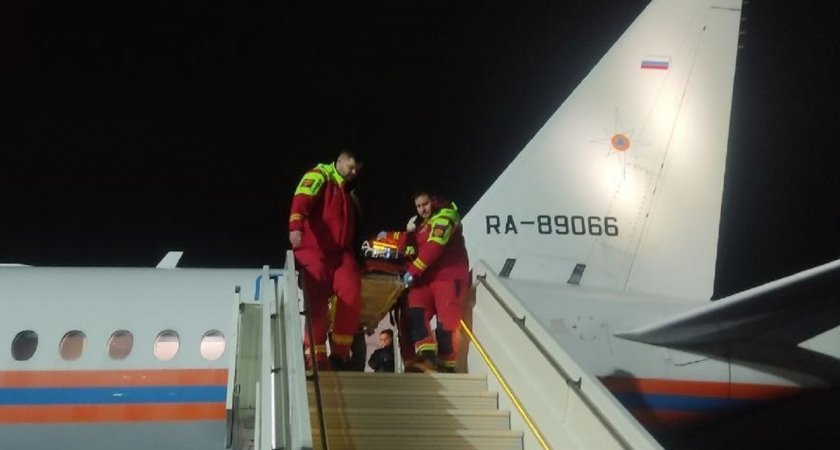 Двух детей с ожогами из Чечни доставили на самолетах в Нижний Новгород