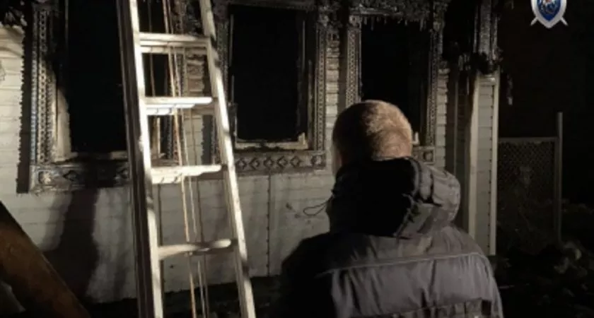Фото к статье: В Нижегородской области сгорел дом с пенсионеркой