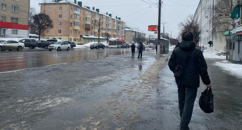 Весна и в понедельник продолжит плавить снег в Нижнем Новгороде “плюсом” и дождем