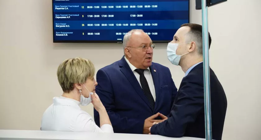 Фото к статье: В Нижнем Новгороде после ремонта открылась поликлиника 60-х годов ХХ века