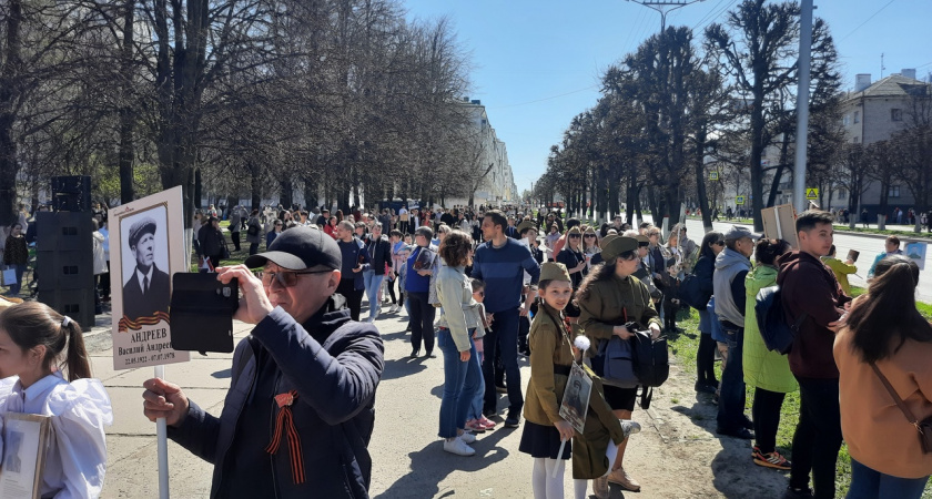 Бессмертный полк в нижнем