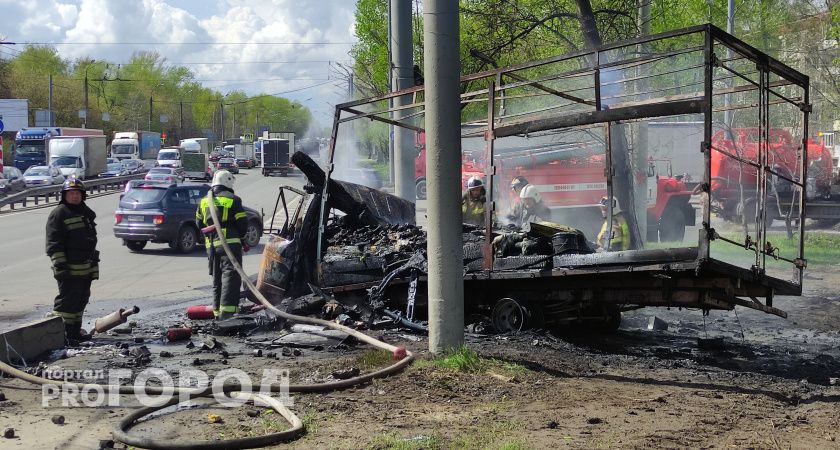 Взорвался баллон в машине