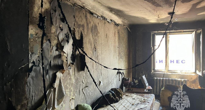 В Павлово хозяева случайно спалили квартиру и сами пострадали