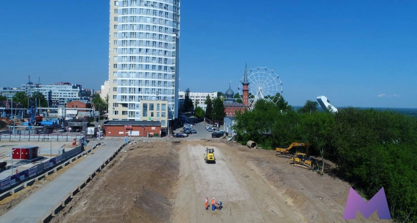Фото к статье: В Нижнем Новгороде у стройки метро закрывают временную дорогу