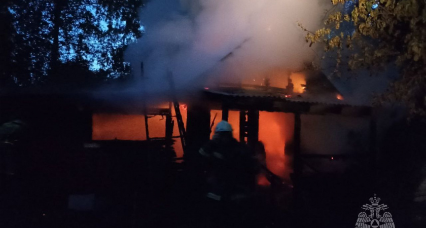 В Нижегородской области за вечер сгорели два жилых дома