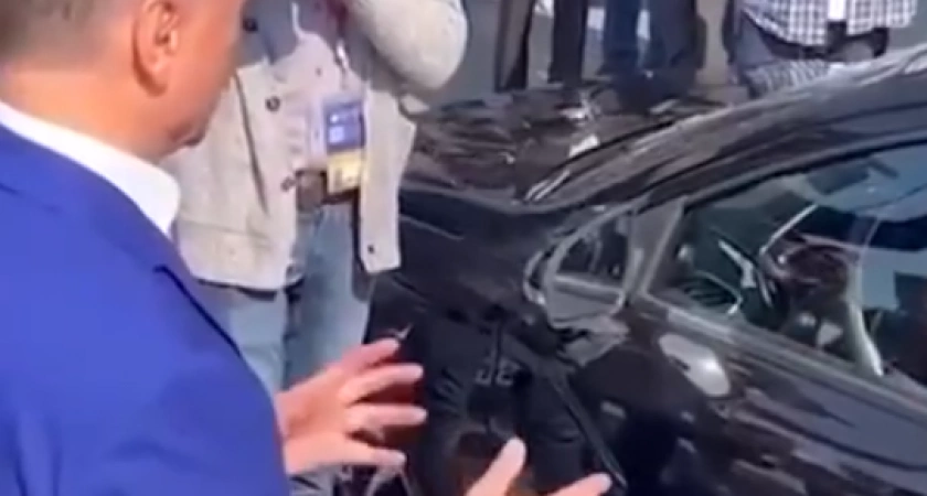 Фото к статье: Новую Lada Aura на презентации не смогли завести с первого раза