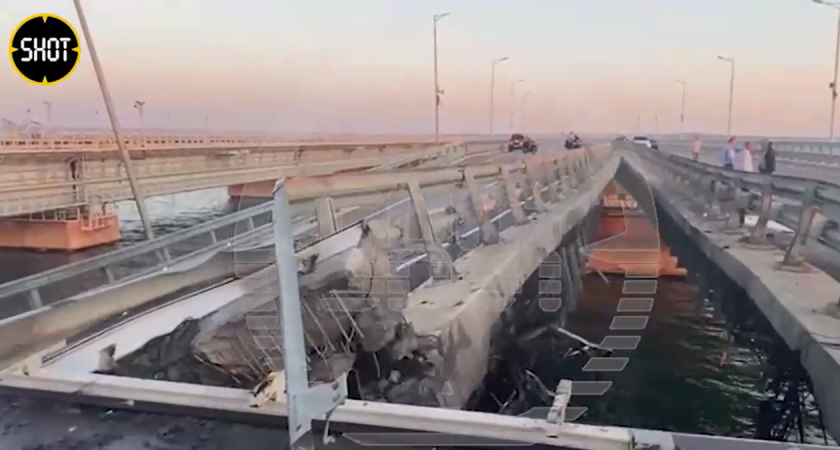 На Крымском мосту прогремел  взрыв, возбуждено уголовное дело о теракте