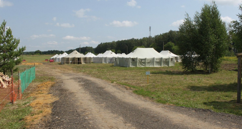 В Дивееве для паломников приготовили 40 палаток вместимостью до 80 человек