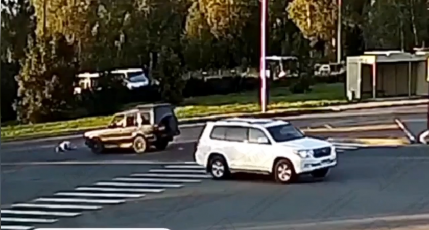 Внедорожник сбил велосипедистку на переходе в Сарове