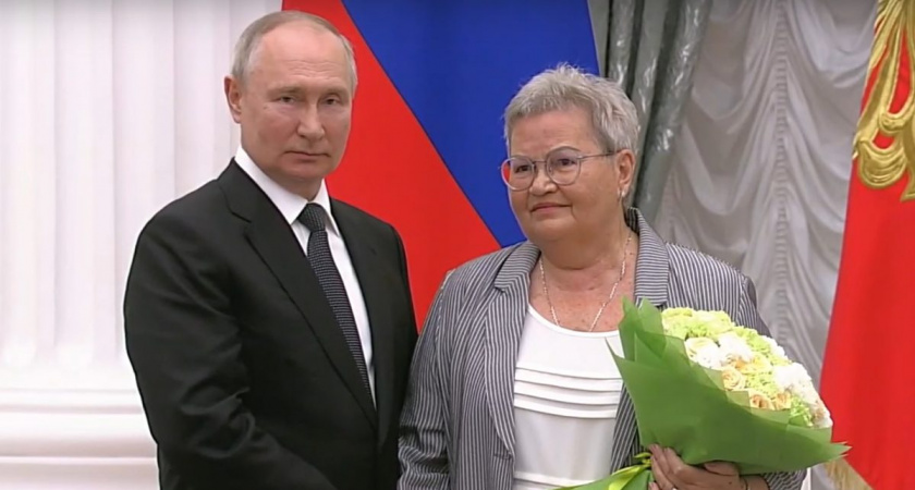 Нижегородка получила высшую награду от Путина в Кремле