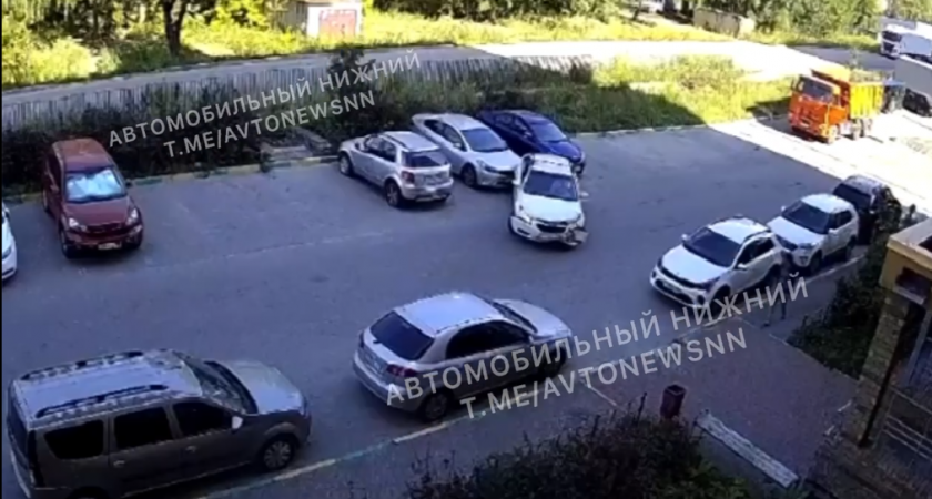 Пьяный водитель без прав протаранил четыре машины в Нижнем Новгороде