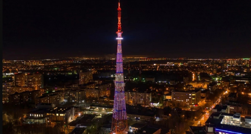 Нижегородскую телебашню подсветят в честь Дня города