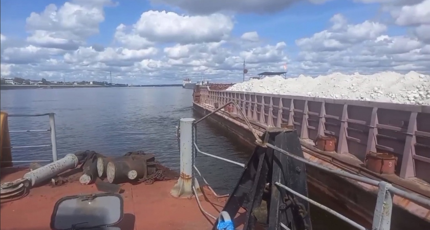 Два судна столкнулись на Волге в Балахнинском районе