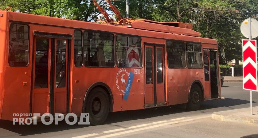Нижегородский троллейбус отменят на неделю