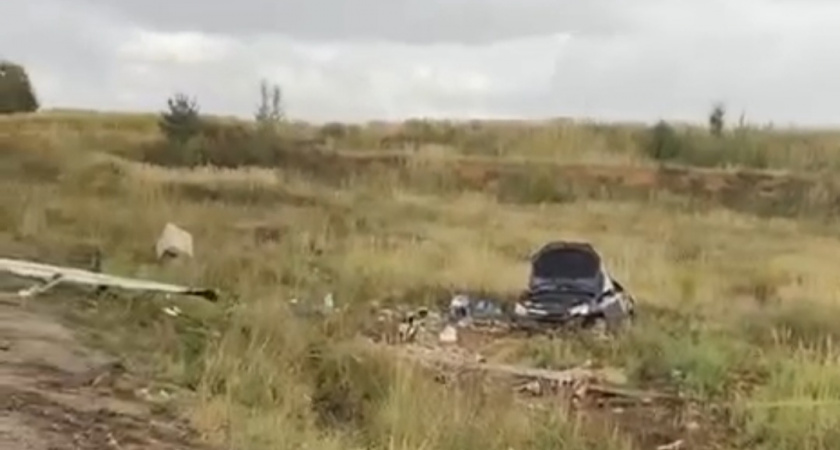 Два человека пострадали в ДТП с перевертышем на кстовской трассе