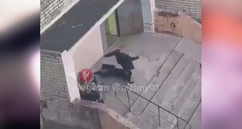 Фото к статье: МВД проверяет видео с жестоким избиением женщины на крыльце подъезда в Ближнем Борисово