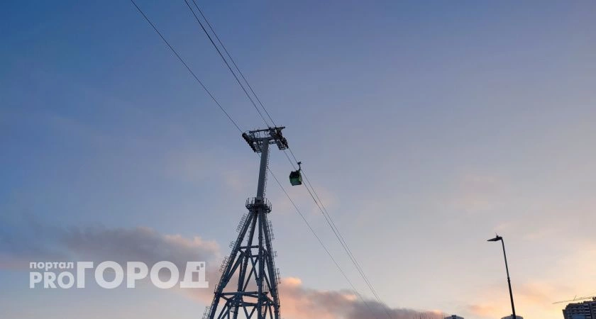 Фото к статье: Нижегородскую канатную дорогу отключили