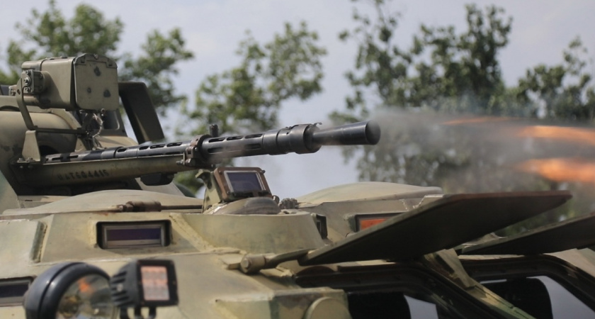Нижегородские военные за день уничтожили два танка противника "Леопард"