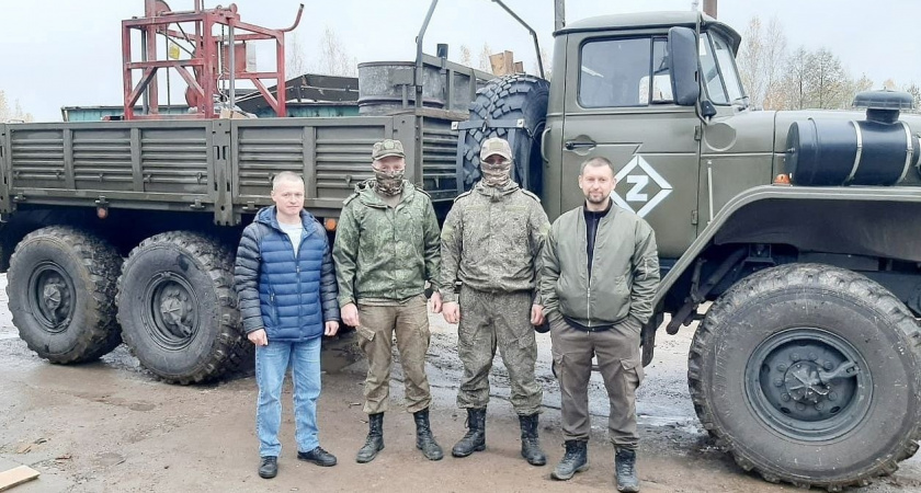 Бизнесмен из Воскресенского округа подарил участникам СВО станок для распиливания древесины 