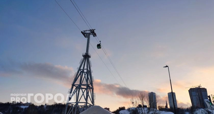 Фото к статье: Когда в Нижнем Новгороде снова заработает канатная дорога