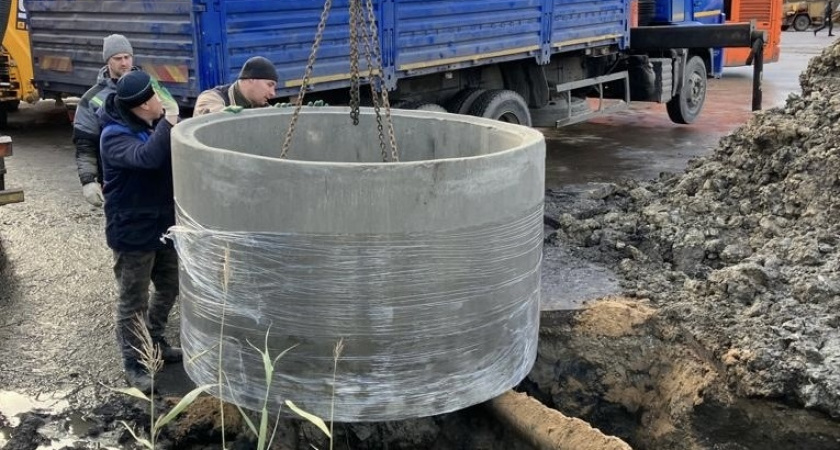 Дождеприемные колодцы устраивают в Нижнем Новгороде в месте, где была проблема подтопления 