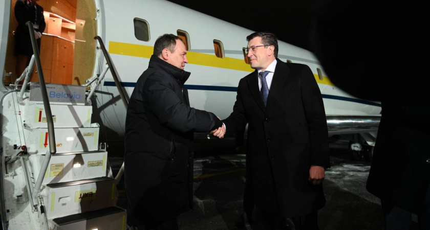 Премьер-министр Беларуси прилетел в Нижний Новгород